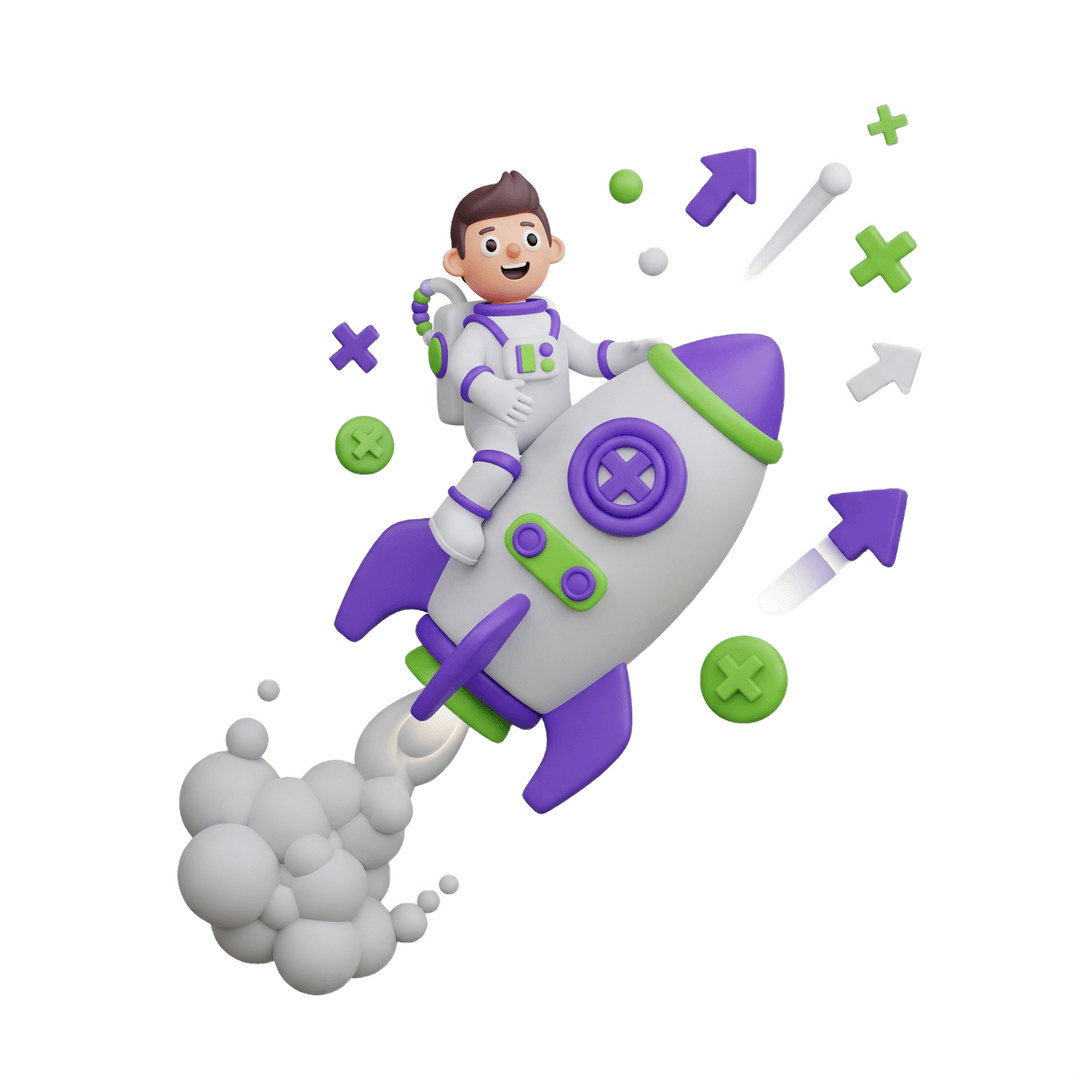 Ilustración del equipo de Latios colaborando en un proyecto